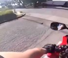 The helmet though