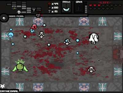 The Candle is a hard carry (lost about 36 hearts in this fight)
