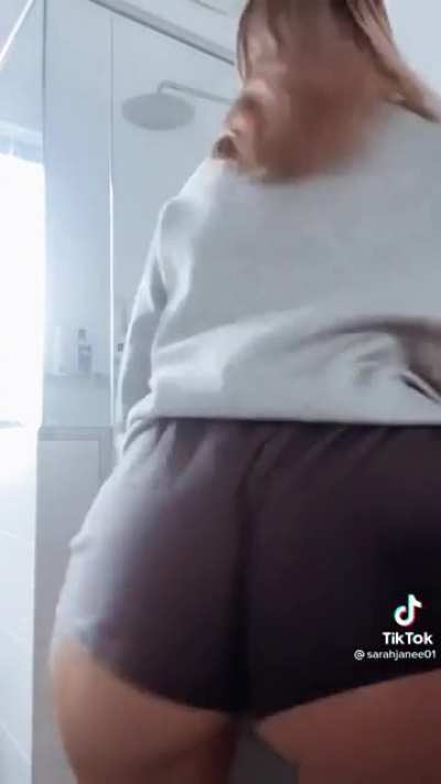 Blonde girl with a big bank