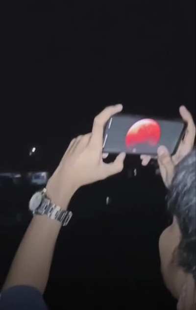 Capturing the Lunar Eclipse. Look how far technology has come!