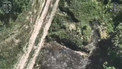 Russian assault group enters an ambush near Staricia, Kharkiv Oblast
