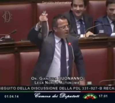 Totally Undistorted Footage from Italian Parliament