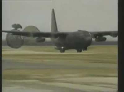 This plane dropping tanks