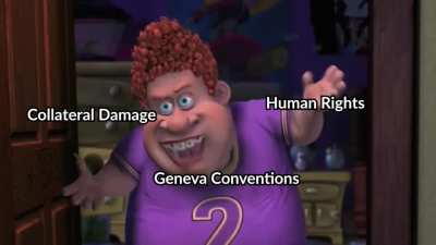 Me spotting a village full of enemy contacts and 
