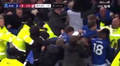 Peter Drury commentary on James Tarkowski's equaliser