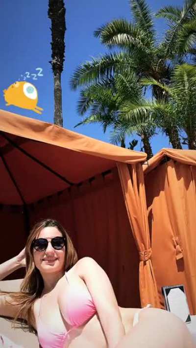 Ivana on holiday in a Bikini