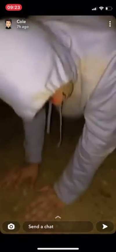My friend attempting something(?)