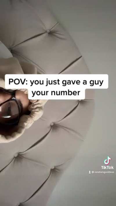 This is why they get the Google voice number (: