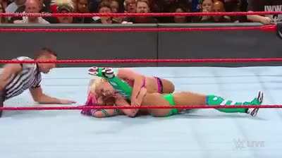 Alexa pinned Sasha
