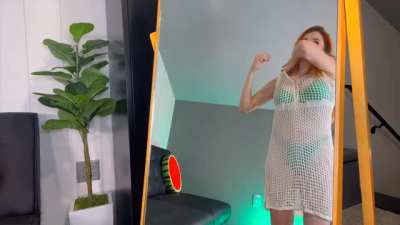 SHEER COVERUPS with Mirror View | Amouranth YouTube TryOn