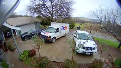 When forgetting to set the parking brake