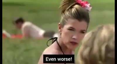 Flirting with a soccer fan
