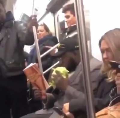 You see a wise hermit on the iron snake studying the art of female of female pleasure while eating healthy greens. is it the fabled reverse-neckbeard?
