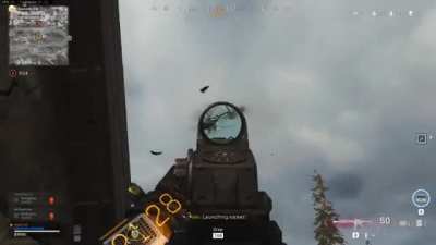 I think they may have fired a rocket at me