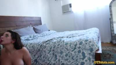 Ivy Lebelle facial then bends over for more