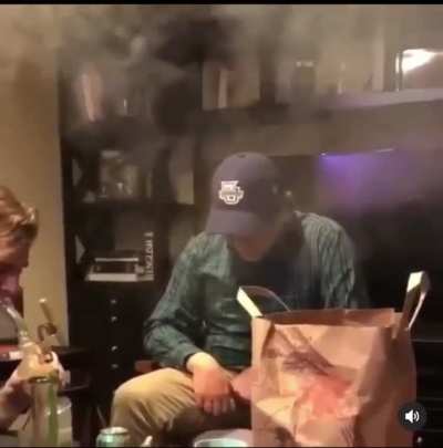 “Lean back let your lungs air out”