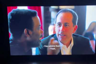 Chris Rock explaining to Jerry Seinfeld on ‘Comedians in Cars Getting Coffee’ that he “admires people that have breakdowns”