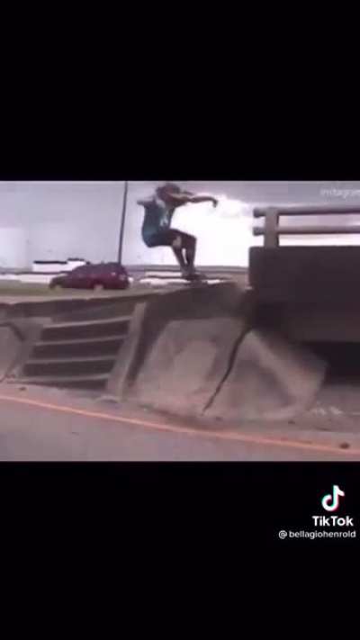 Should’ve worn a helmet