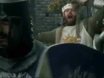 I saw some random knights running amok near my home