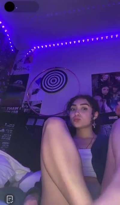 Just got banned from TikTok live. Got more of her!