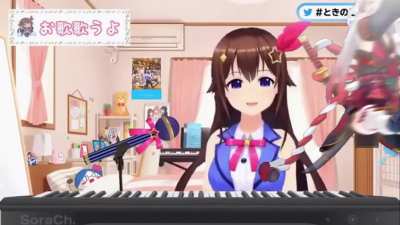 Ayame kills Sora during stream
