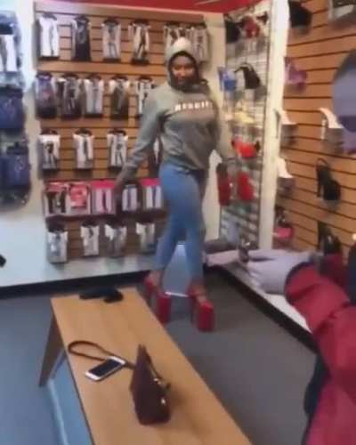 Don't walk around in those