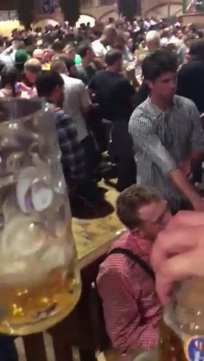 Always watch your step at Oktoberfest