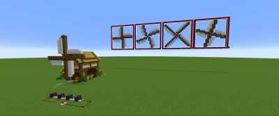Functional MC Windmill (Structure Blocks)