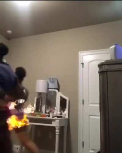 Lighting your ass on fire to twerk on Instagram