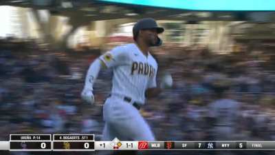 Xander Bogaerts first HR as a Padre is a 2-Run 2nd deck job in the 1st inning