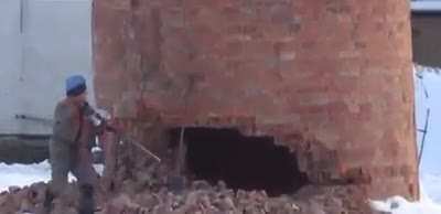 HMB while I take down this chimney.