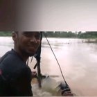 When you're bored af and your village got flood