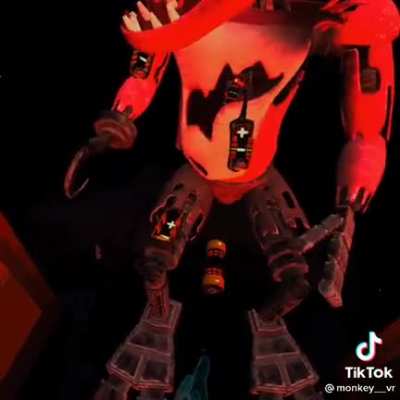 Man tried sacrificing the plushy 💀 (Credits: monkey_vr)