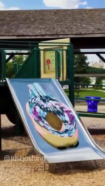Them slides do get hot!!!