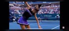 Most adorable attempted racket smash in history?