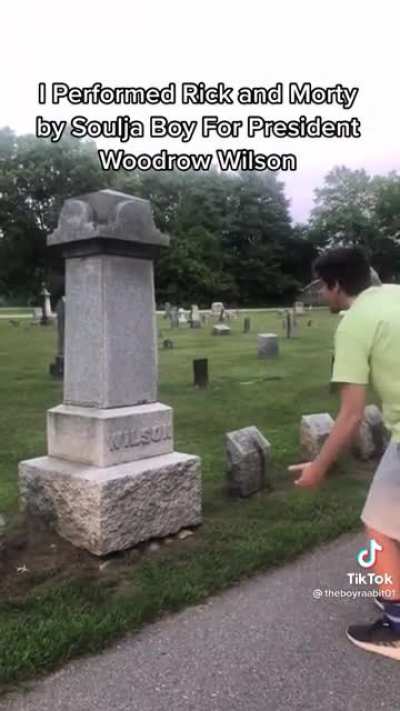 Paying his respects