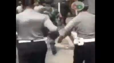 Indonesia Giving The USA More Proof That The Police Don't Need Guns To Apprehend Criminals 