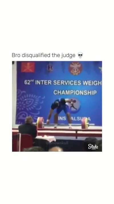 Is he disqualified?