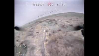 Compilation of VT-40 FPV drones targeting soldiers of the AFU, with one soldier taking a direct hit. Zaporizhia Oblast, December 2023.
