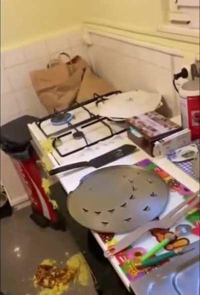 To flip an omelette