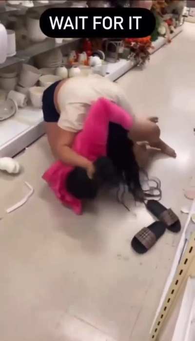 thrift store fight