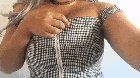 Maybe it's the pattern on her clothes