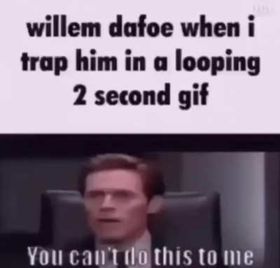 No one let him out pls