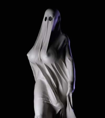Ghost loves to scare people with her “Big” surprise