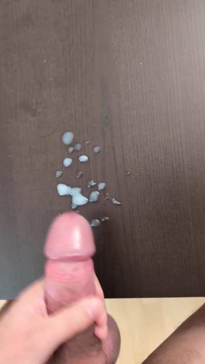 Self ruined white cock ring