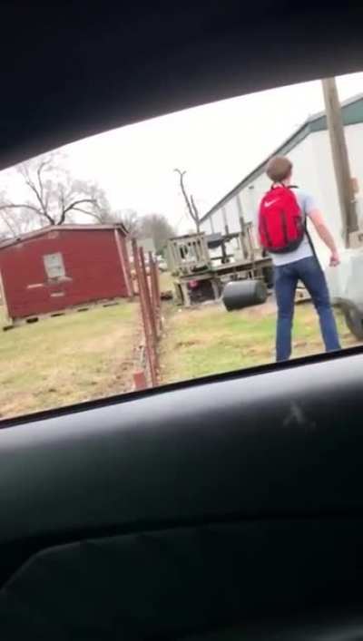 Man v. garbage