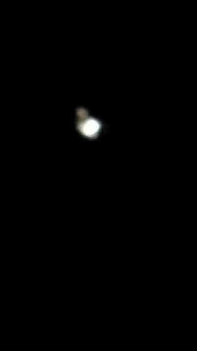 Caught this the other night. Seems to be a big ship.