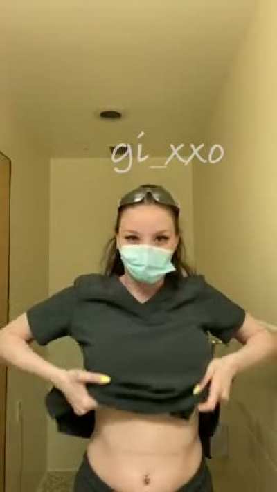 Are we tired of seeing work titty drops yet? 😜