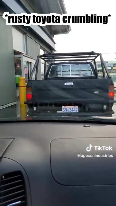 drive thru mishap