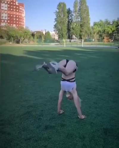 Playing Catch.